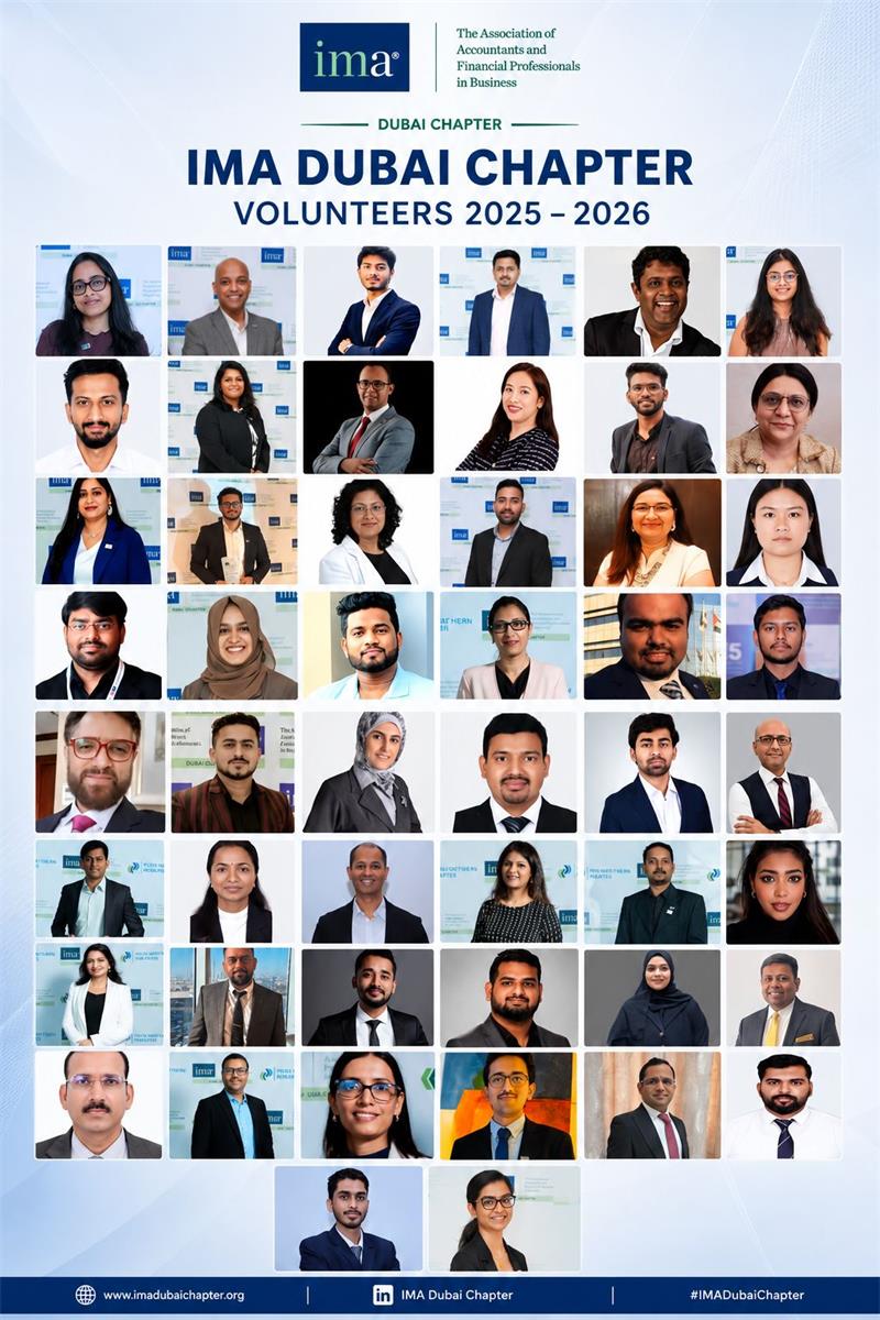 IMA DUBAI CHAPTER VOLUNTEERS 2025-2026